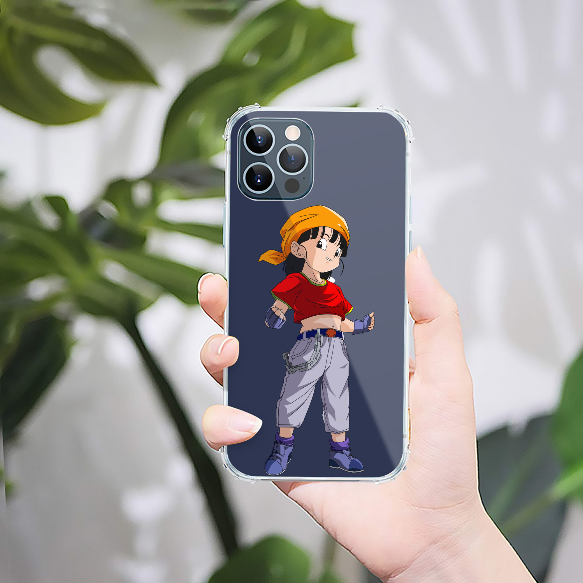 （画像用） ドラゴンボール パン DRAGON BALL Pan 【iPhone 12シリーズ対応】透明スマホケース（クリアソフトケース）